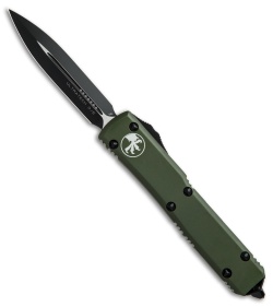 Microtech Ultratech D/E OTF Automatic Knife OD Green (3.4" Black) 122-1OD