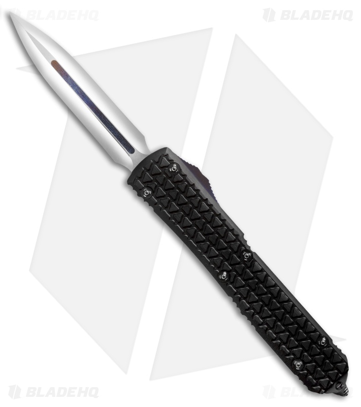 Marfione Custom Knives Ultratech XI Automatic Knife Moku-Ti Inlays (3.4" Mirror)