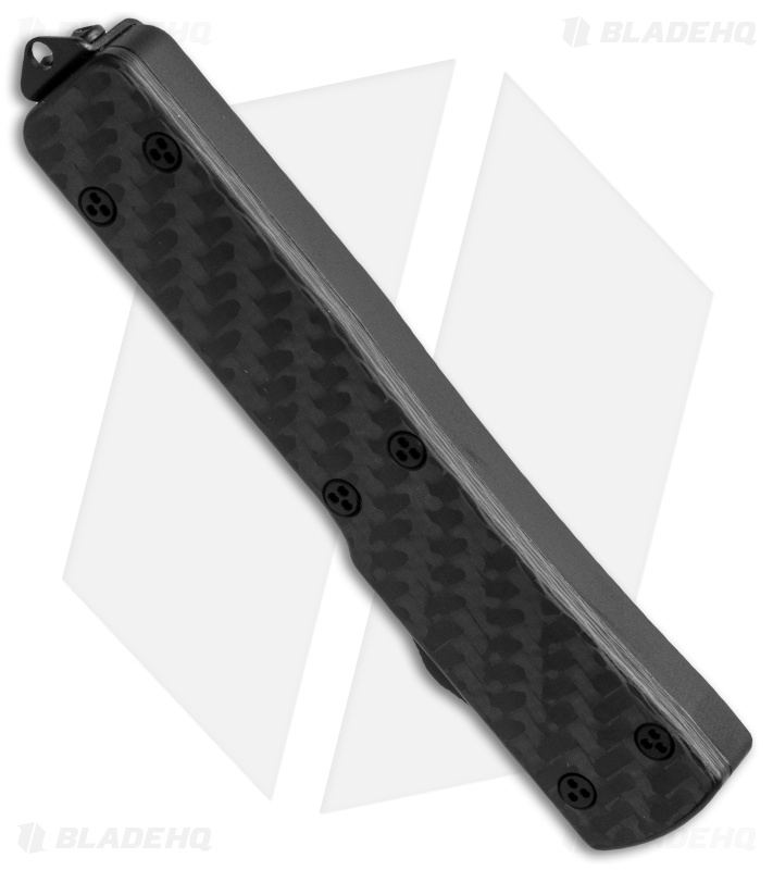 Microtech UTX-70 Dagger D/A OTF Automatic Knife CF (2.4" Damascus) 147-16CF