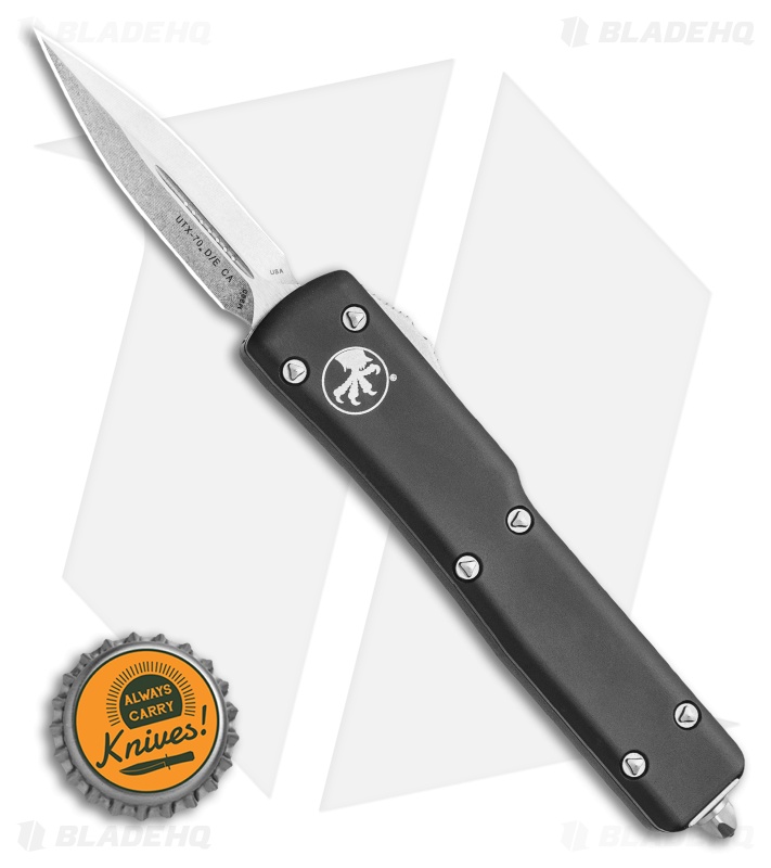 Microtech CA Legal UTX-70 OTF D/E Auto Knife (1.9" Stonewash) CA147-10