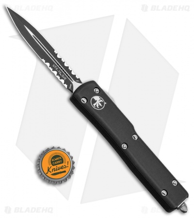 Microtech UTX-70 D/E OTF Automatic Knife CC (2.4" Black Serr)