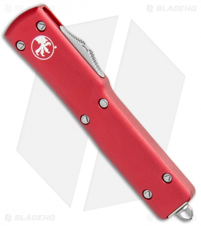 Microtech UTX-70 D/A OTF S/E Automatic Knife Red (2.4" Stonewash)