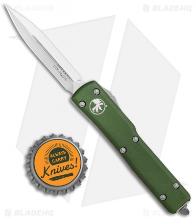 Microtech UTX-70 D/E OTF Automatic Knife OD Green CC (2.4" Satin)