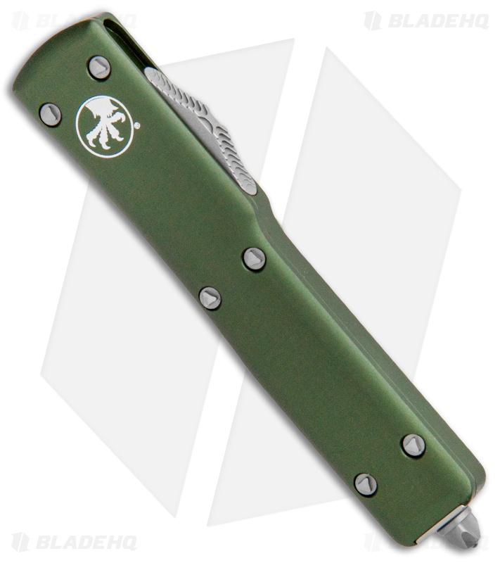 Microtech UTX-70 D/E OTF Automatic Knife OD Green CC (2.4" Satin)
