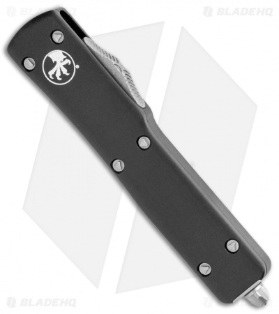 Microtech UTX-70 D/E OTF Automatic Knife Black (2.4" Apocalyptic) 147-10AP