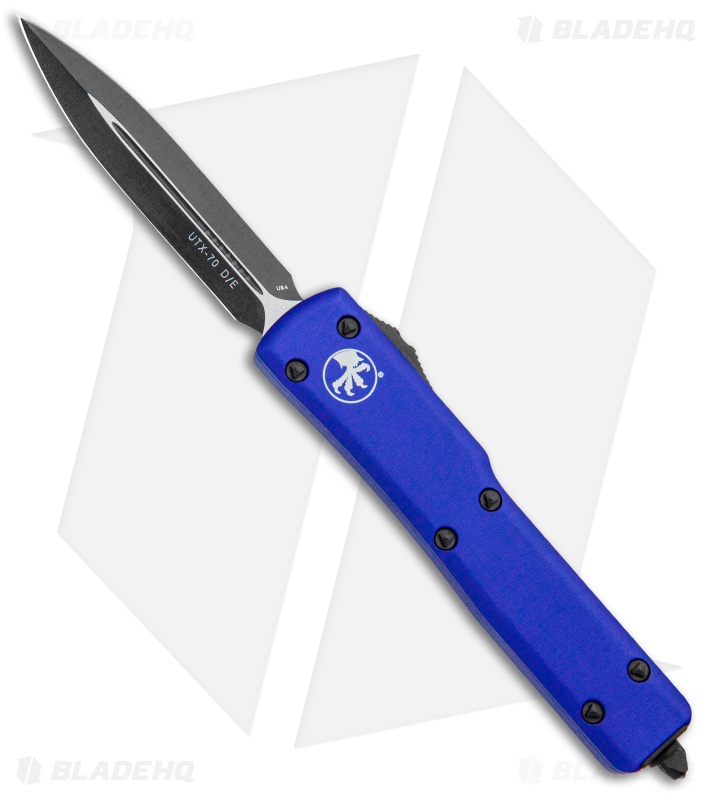 Microtech UTX-70 D/E OTF Automatic Knife Purple (2.4" Black) 147-1PU