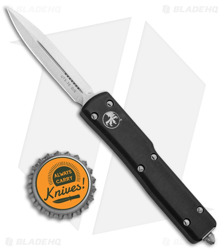Microtech UTX-70 D/E OTF Automatic Knife (2.4" Stonewash) 147-10