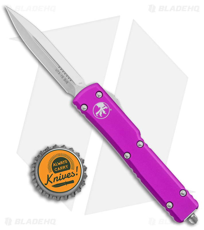 Microtech UTX-70 D/E Dagger OTF Automatic Knife Violet (2.4