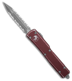 Microtech UTX-70 D/E OTF Automatic Knife Distressed Merlot (2.4" Apocalyptic )