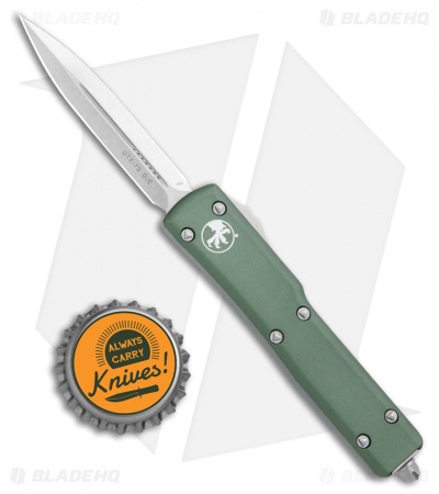 Microtech UTX-70 D/E OTF Automatic Knife OD Green (2.4" Stonewash) 147-10OD