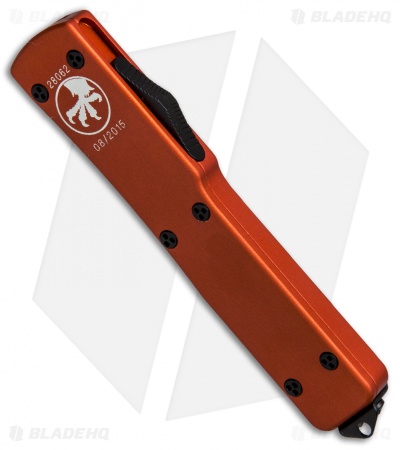 Microtech UTX-70 D/E OTF Automatic Knife Orange (2.4" Black Full Ser) 147-3OR