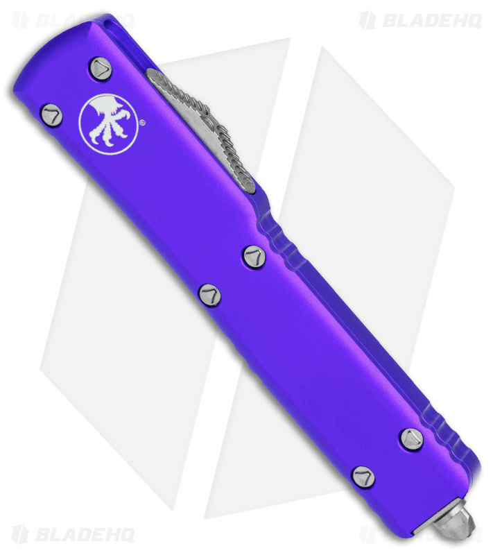 Microtech UTX-70 D/A OTF S/E Auto Purple (Satin) - Blade HQ