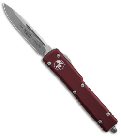 Microtech UTX-70 S/E OTF Automatic Knife Maroon (2.4" Satin) 148-4 MR