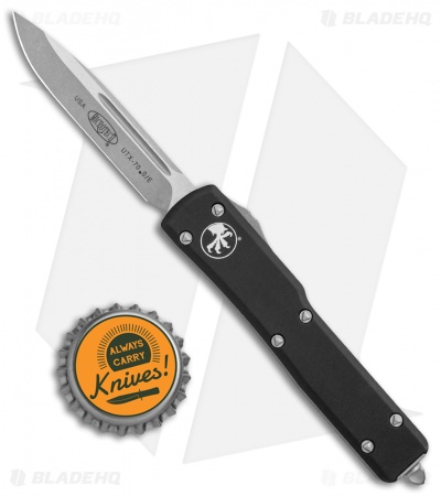 Microtech UTX-70 S/E OTF Automatic Knife Black (2.4" Apocalyptic) 148-10AP