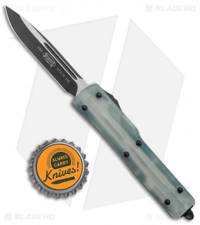 Microtech Signature Series UTX-70 S/E OTF Auto Knife Jade G-10