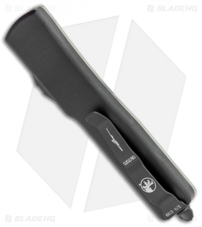 Microtech Signature Series UTX-70 T/E OTF Auto Knife Jade G-10 (2.4" Black)