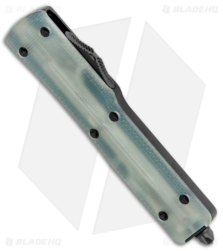 Microtech Signature Series UTX-70 T/E OTF Auto Knife Jade G-10