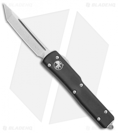 Microtech UTX-70 Tanto Automatic OTF Knife Black (2.4" Stonewash) 149-10
