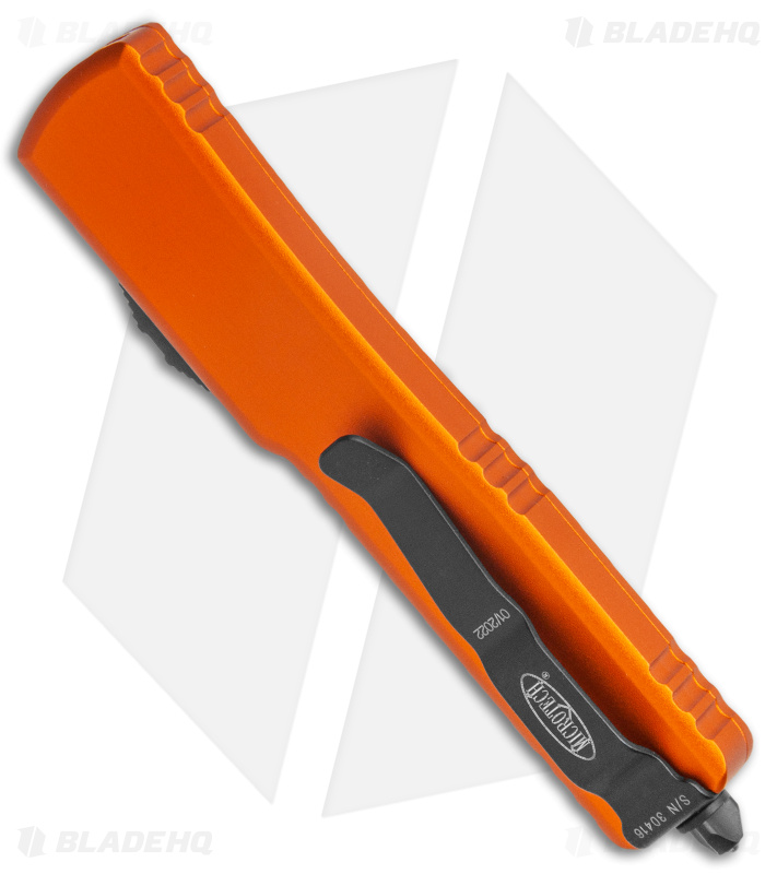Microtech UTX-70 Tanto D/A OTF Automatic Knife Orange (2.4" Black) 149-1OR