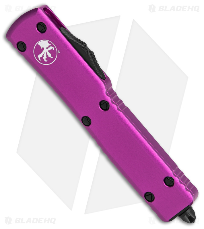 Microtech UTX-70 Tanto OTF Automatic Knife Violet (2.4" Black)