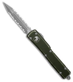 Microtech UTX-70 D/E OTF Automatic Knife Distressed OD Green (2.4" Apocalyptic )