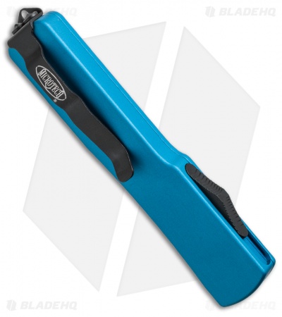 Microtech UTX-70 D/A OTF S/E Automatic Knife Turquoise (2.4" Black) 148-1TQ