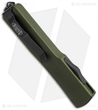 Microtech UTX-70 Spartan OTF Automatic Knife OD Green (2.4" Stonewash Serr)