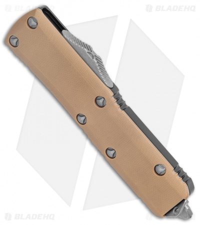 Microtech Signature Series UTX-85 OTF Auto Knife Tan G-10 (3.1" Apocalyptic) 