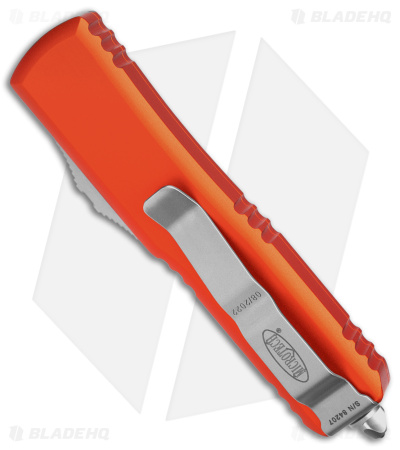 Microtech UTX-85 D/E OTF Auto Knife Orange  (3.125" Stonewash) 232-10 OR