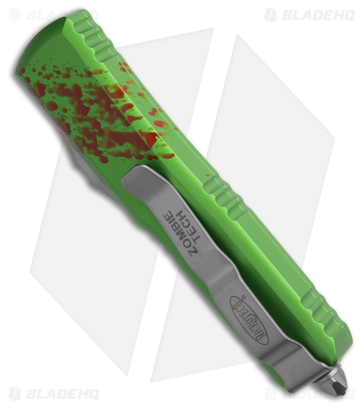 Microtech UTX-85 D/E OTF Knife Zombie Tech + SW - Blade HQ