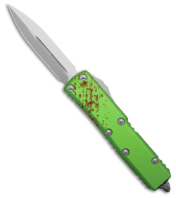 Microtech UTX-85 D/E OTF Automatic Knife Zombie Tech (3.1" Stonewash) 232-10Z