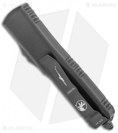 Microtech UTX-85 D/E OTF Automatic Knife CF/Black Aluminum (3.1" Damascus)