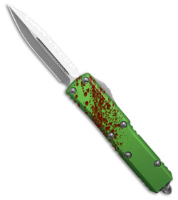 Microtech UTX-85 D/E OTF Automatic Knife Zombie Tech (3.1" SW Serr) 232-12Z