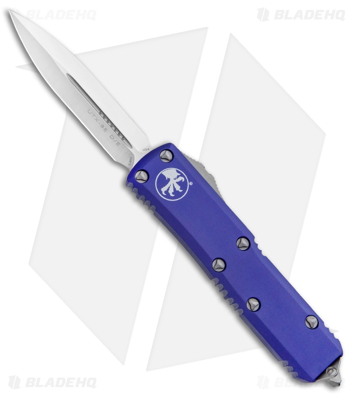 Microtech UTX-85 D/E OTF Automatic Knife Purple (3.125" Satin) 232-4PU