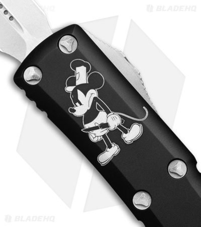 Microtech UTX-85 D/E OTF Knife Steamboat Willie