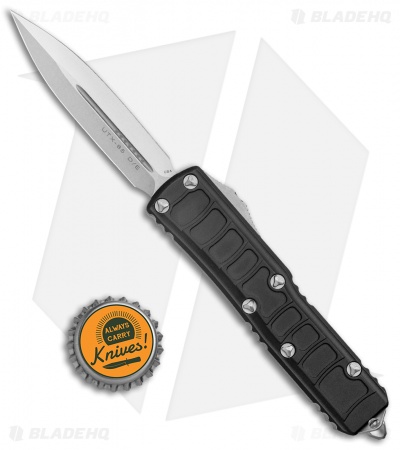 Microtech UTX-85 II Signature Series Dagger D/E OTF Automatic Black (3.1" SW) 