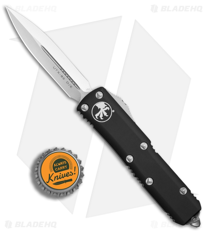 Microtech UTX-85 D/E OTF Automatic Knife Black (3.1