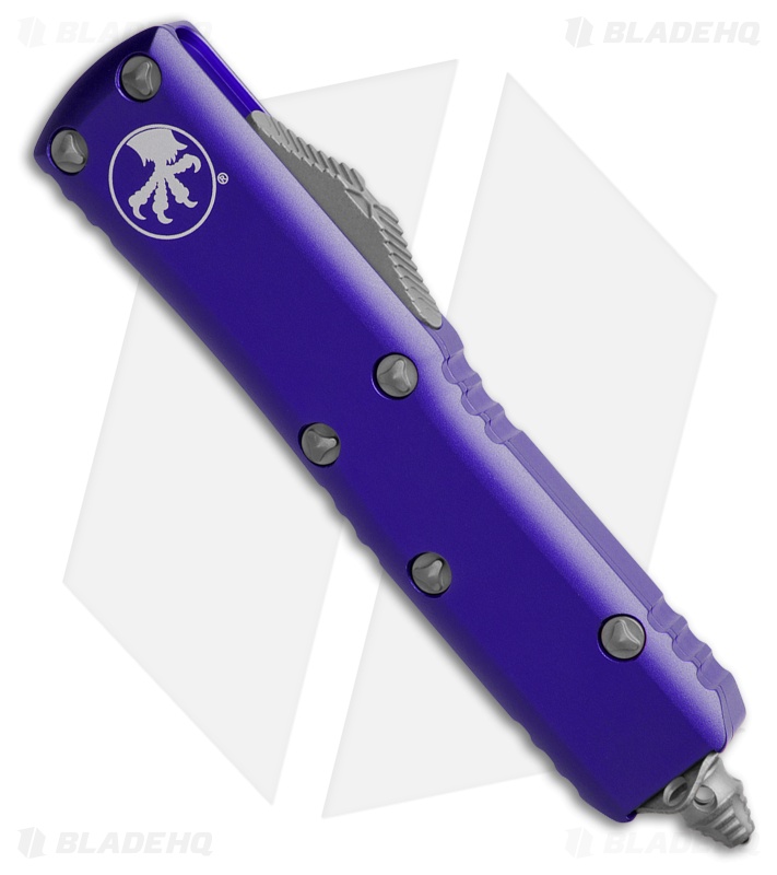 Microtech UTX-85 Hellhound OTF Purple Al Hellhound Apoc M390