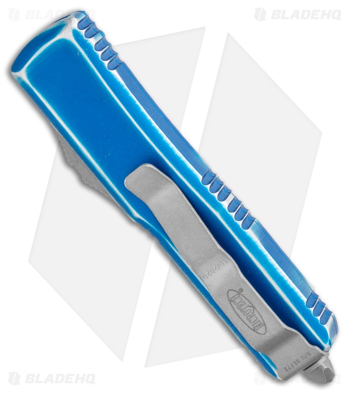 Microtech UTX85 OTF S/E Knife Blue + Apoc Blade HQ