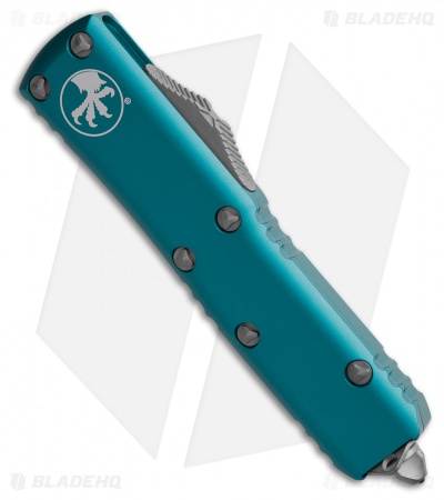 Microtech UTX-85 S/E OTF Automatic Knife Blue Aluminum (3.1" Apoc Serr)