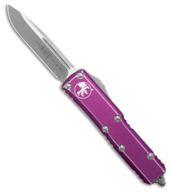 Microtech UTX-85 S/E OTF Automatic Knife Distressed Violet (3.1" Apocalyptic)