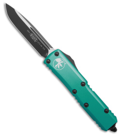 Microtech UTX-85 S/E OTF Automatic Knife Turquoise (3.1" Black) 231-1TQ