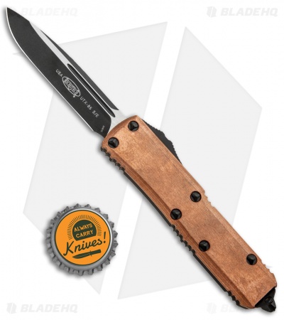 Microtech UTX-85 S/E OTF Automatic Knife Copper (3.125" Black)