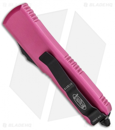 Microtech UTX-85 S/E OTF Automatic Knife Pink (3.125" Black)