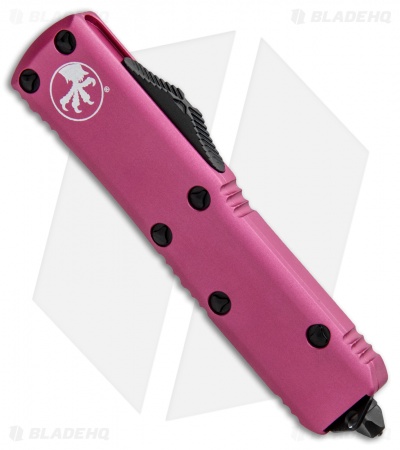 Microtech UTX-85 S/E OTF Automatic Knife Pink (3.125" Black)