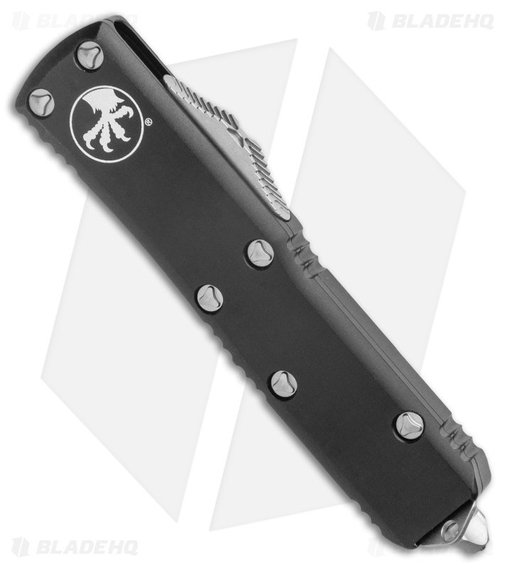 Microtech UTX-85 Drop Point S/E OTF Automatic Knife (3.1" Stonewash) 231-10