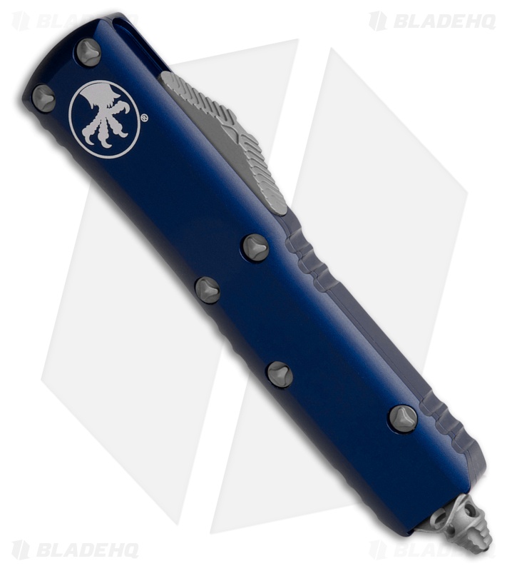 Microtech UTX-85 S/E OTF Knife Navy Blue Al Satin 231-4NA