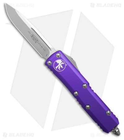 Microtech UTX-85 S/E OTF Automatic Knife Purple Aluminum (3.1" Satin)