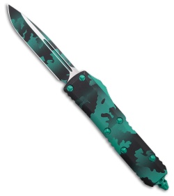 Microtech UTX-85 S/E OTF Automatic Knife Turquoise Camo Al (3.1" Turquoise Camo)