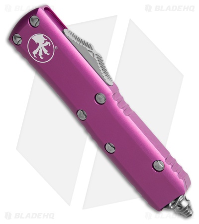 Microtech UTX-85 S/E OTF Automatic Knife Violet Aluminum (3.1" SW Serr)